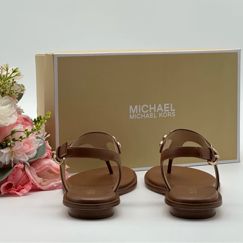Michael Kors Studded T-Strap Sandals Size 7.5